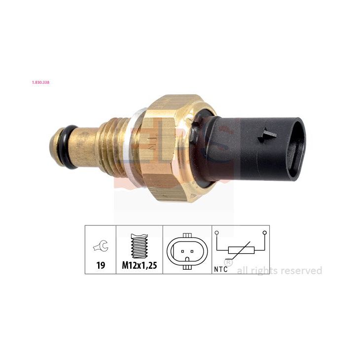 Jutiklis, degalų temperatūra EPS 1.830.338