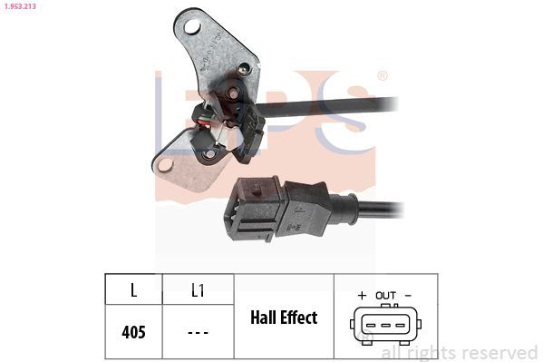 Jutiklis, skirstomojo veleno padėtis EPS 1.953.213