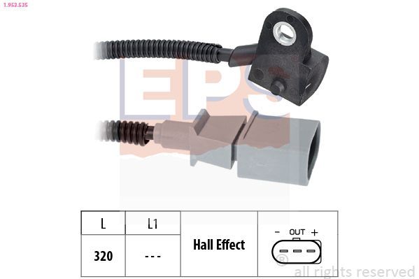 Jutiklis, skirstomojo veleno padėtis EPS 1.953.535