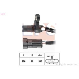 RPM jutiklis, automatinė transmisija EPS 1.953.107