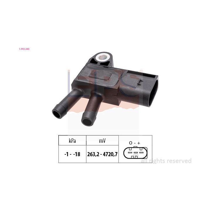 Jutiklis, išmetimo slėgis EPS 1.993.380