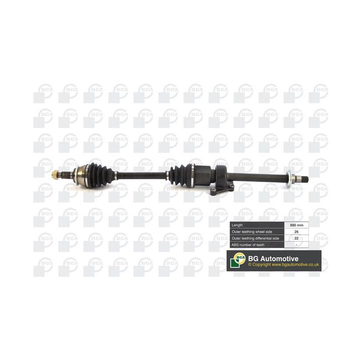 Pusašis BGA DS0909RA