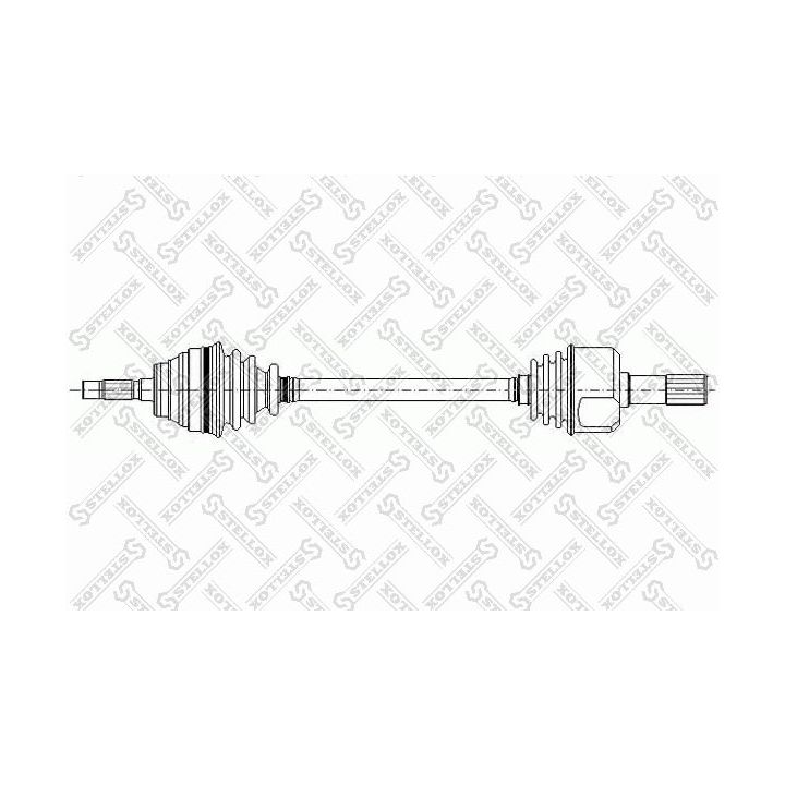 Pusašis STELLOX 158 1004-SX