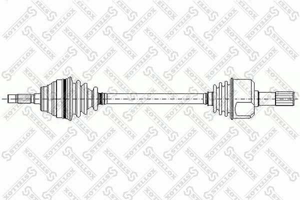 Pusašis STELLOX 158 1004-SX