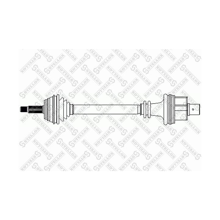 Pusašis STELLOX 158 1020-SX