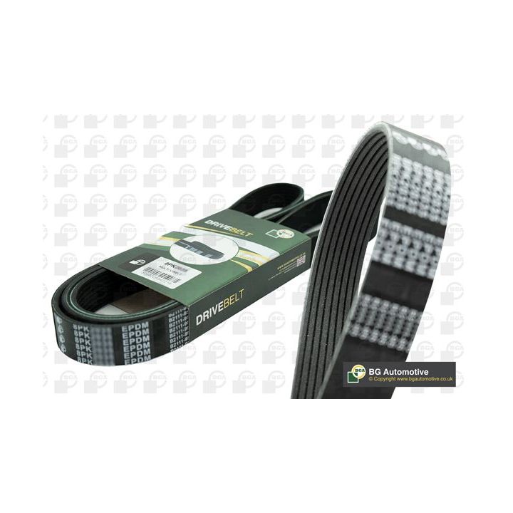 V formos rumbuoti diržai BGA 8PK1230