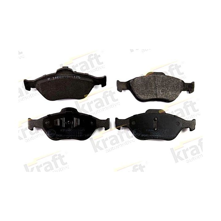 Stabdžių trinkelių rinkinys, diskinis stabdys KRAFT AUTOMOTIVE 6002340