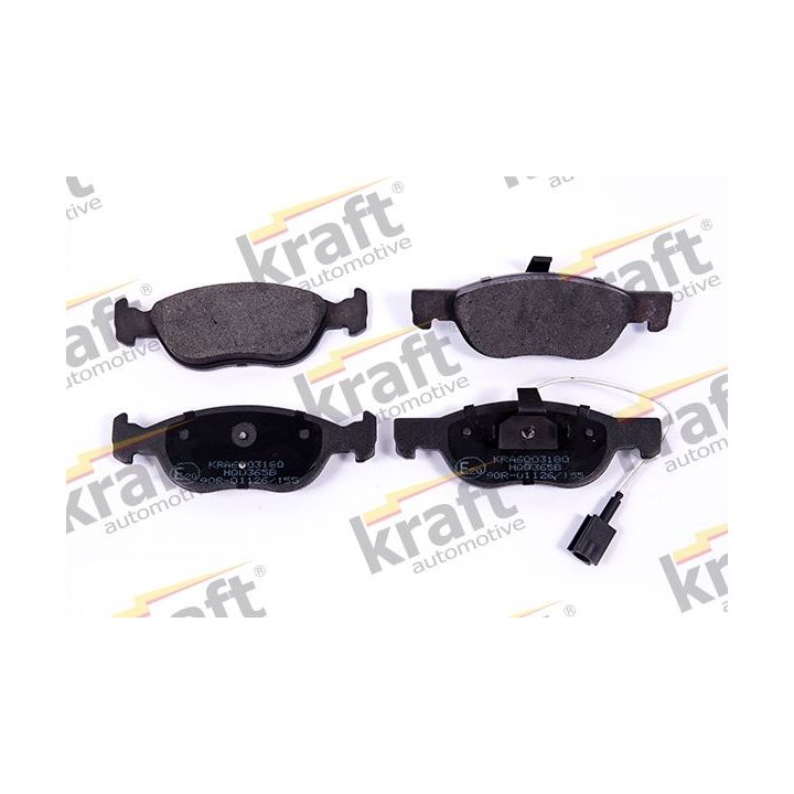 Stabdžių trinkelių rinkinys, diskinis stabdys KRAFT AUTOMOTIVE 6003180
