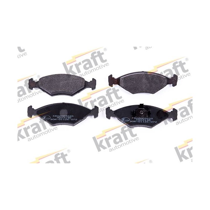 Stabdžių trinkelių rinkinys, diskinis stabdys KRAFT AUTOMOTIVE 6003220