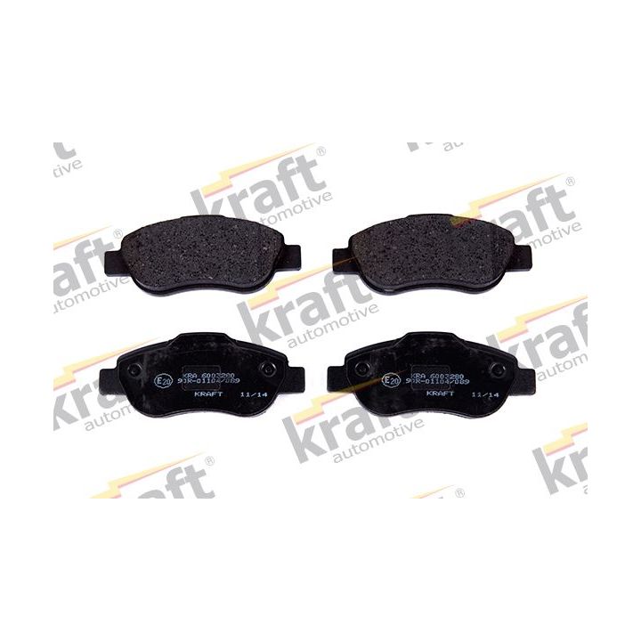 Stabdžių trinkelių rinkinys, diskinis stabdys KRAFT AUTOMOTIVE 6003280