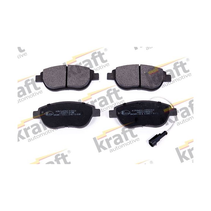 Stabdžių trinkelių rinkinys, diskinis stabdys KRAFT AUTOMOTIVE 6003322