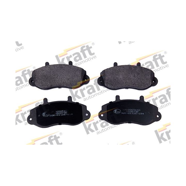 Stabdžių trinkelių rinkinys, diskinis stabdys KRAFT AUTOMOTIVE 6005180