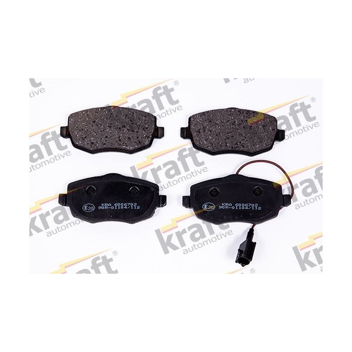Stabdžių trinkelių rinkinys, diskinis stabdys KRAFT AUTOMOTIVE 6006702