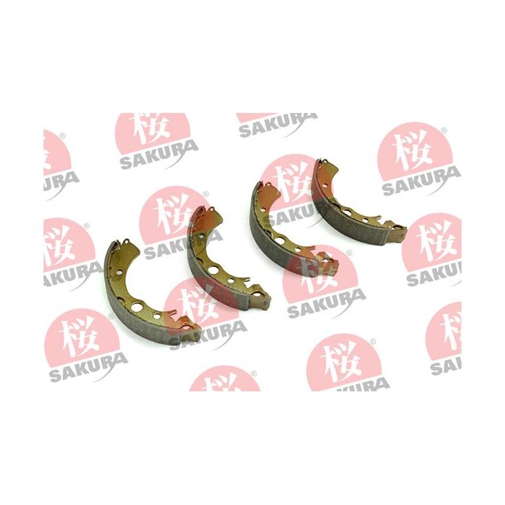Stabdžių trinkelių komplektas SAKURA 602-40-6650