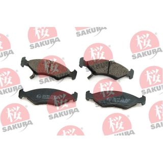 Stabdžių trinkelių rinkinys, diskinis stabdys SAKURA 600-03-8800