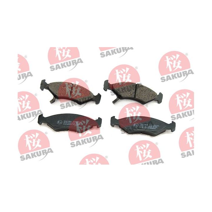 Stabdžių trinkelių rinkinys, diskinis stabdys SAKURA 600-03-8800