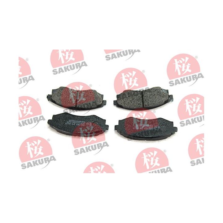 Stabdžių trinkelių rinkinys, diskinis stabdys SAKURA 600-05-4625