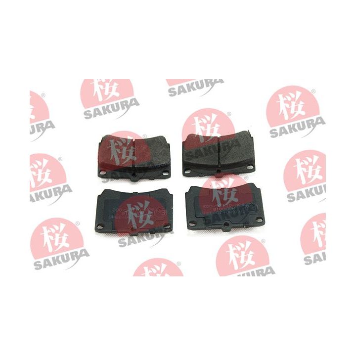 Stabdžių trinkelių rinkinys, diskinis stabdys SAKURA 600-30-3540