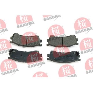 Stabdžių trinkelių rinkinys, diskinis stabdys SAKURA 600-30-3580