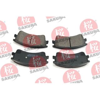 Stabdžių trinkelių rinkinys, diskinis stabdys SAKURA 600-30-3587