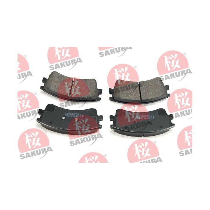 Stabdžių trinkelių rinkinys, diskinis stabdys SAKURA 600-30-3587