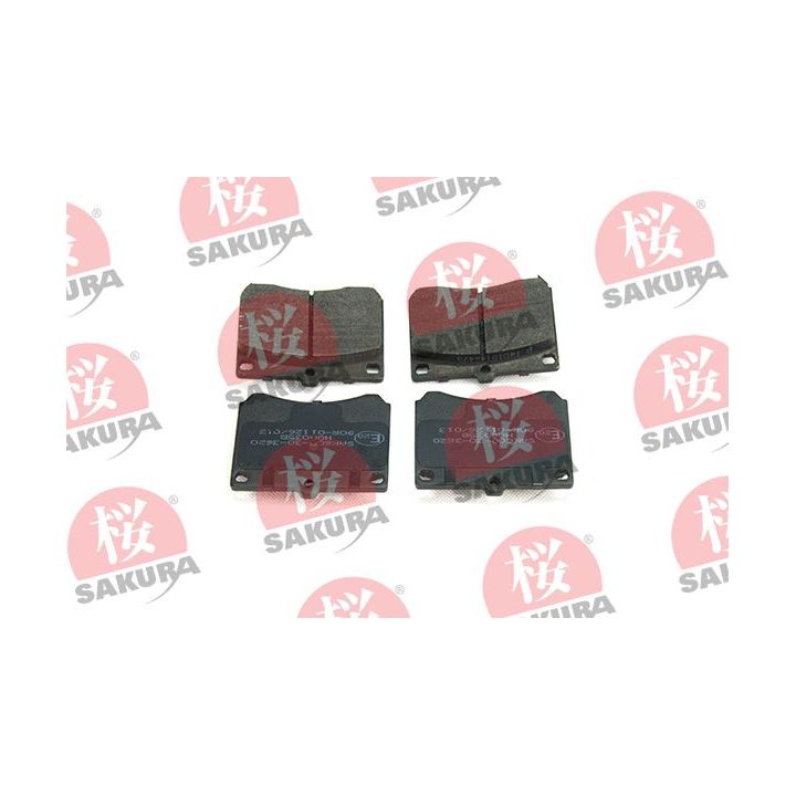 Stabdžių trinkelių rinkinys, diskinis stabdys SAKURA 600-30-3620