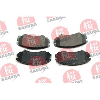 Stabdžių trinkelių rinkinys, diskinis stabdys SAKURA 600-40-4780