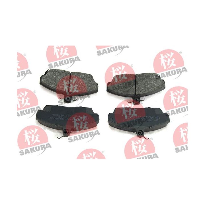 Stabdžių trinkelių rinkinys, diskinis stabdys SAKURA 600-40-8030