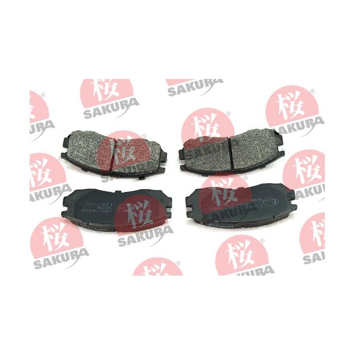 Stabdžių trinkelių rinkinys, diskinis stabdys SAKURA 600-50-4260