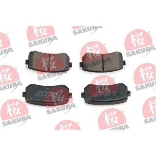 Stabdžių trinkelių rinkinys, diskinis stabdys SAKURA 601-03-8805