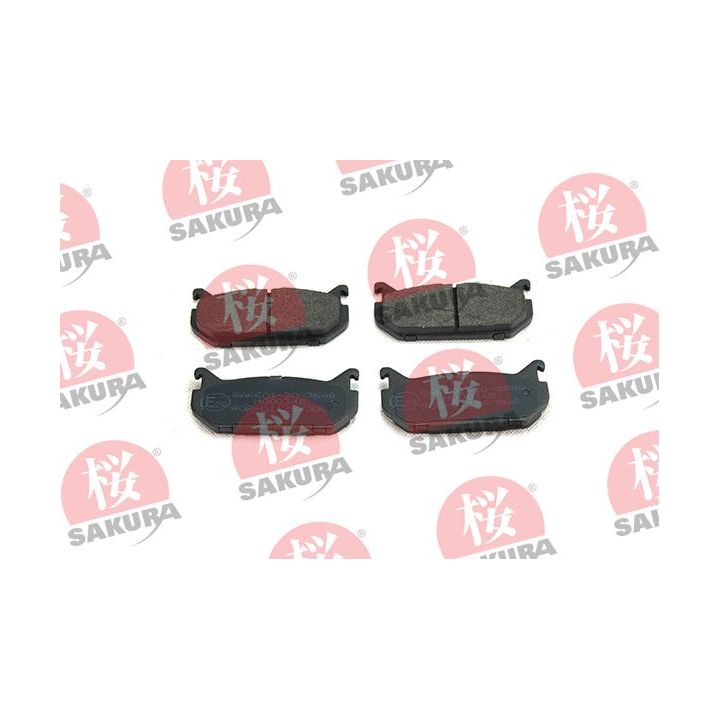 Stabdžių trinkelių rinkinys, diskinis stabdys SAKURA 601-30-3580
