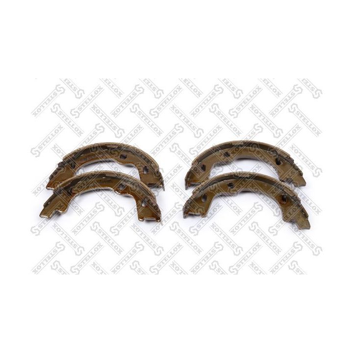 Stabdžių trinkelių komplektas STELLOX 000 634-SX