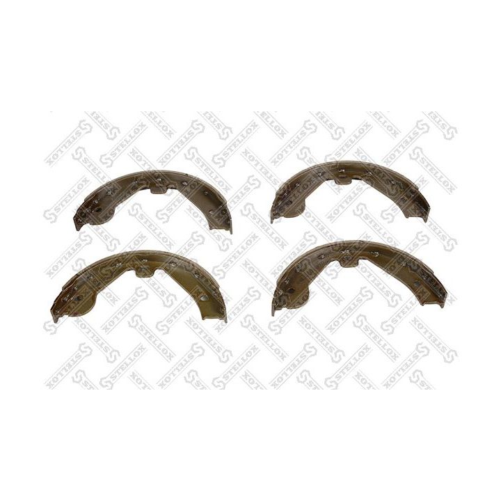 Stabdžių trinkelių komplektas STELLOX 000 747-SX