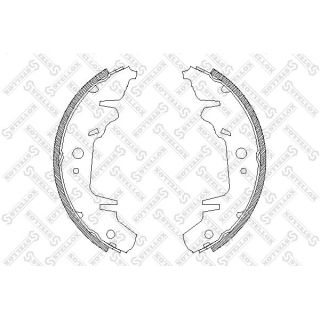 Stabdžių trinkelių komplektas STELLOX 031 100-SX