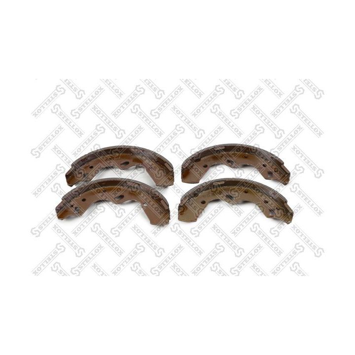 Stabdžių trinkelių komplektas STELLOX 121 100-SX