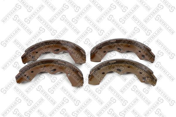 Stabdžių trinkelių komplektas STELLOX 121 100-SX