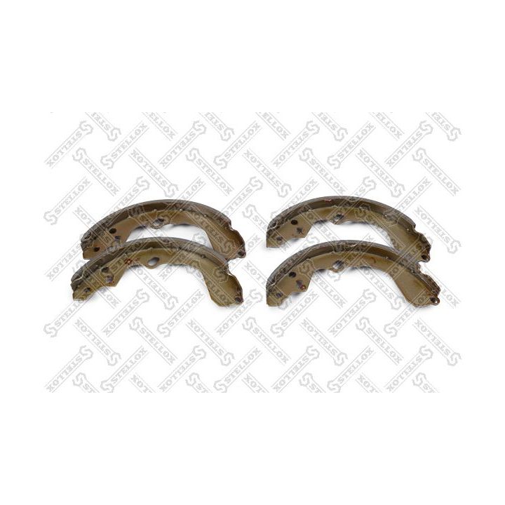 Stabdžių trinkelių komplektas STELLOX 164 100-SX