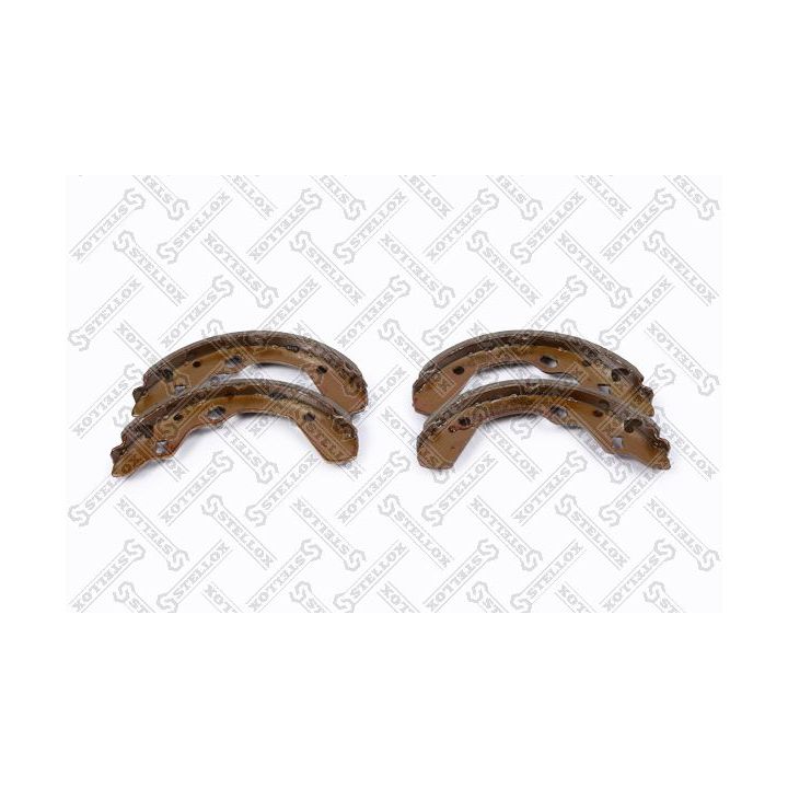 Stabdžių trinkelių komplektas STELLOX 201 100-SX