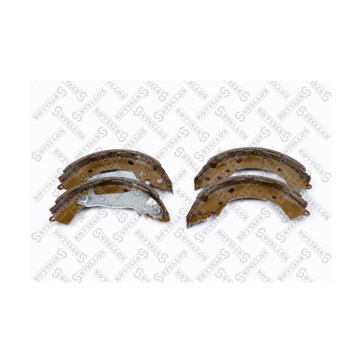 Stabdžių trinkelių komplektas STELLOX 214 100-SX