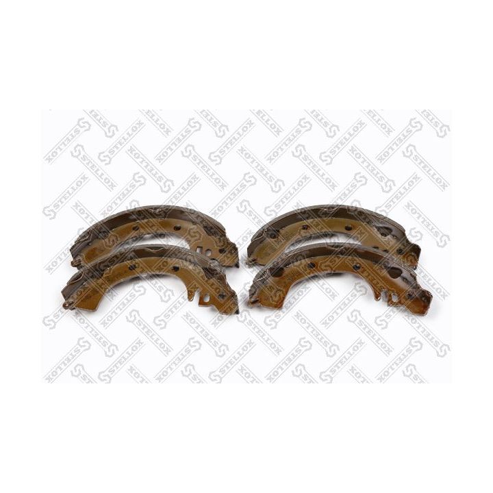 Stabdžių trinkelių komplektas STELLOX 381 100-SX