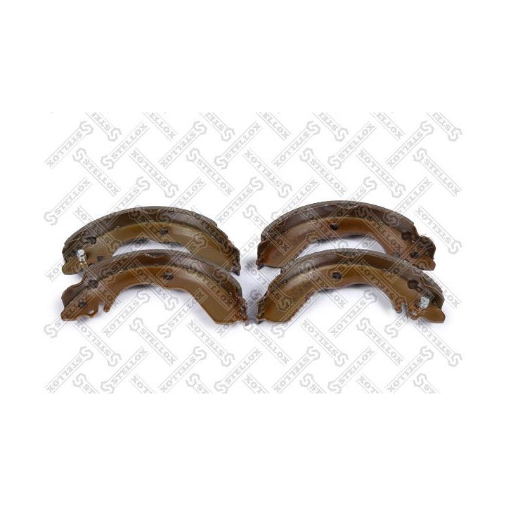 Stabdžių trinkelių komplektas STELLOX 658 100-SX