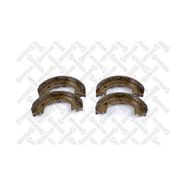 Stabdžių trinkelių komplektas STELLOX 723 100-SX