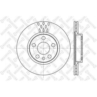 Stabdžių diskas STELLOX 6020-1923V-SX