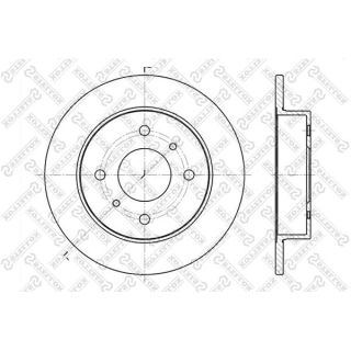 Stabdžių diskas STELLOX 6020-2229-SX