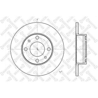Stabdžių diskas STELLOX 6020-2302-SX