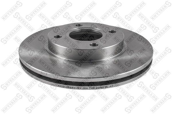 Stabdžių diskas STELLOX 6020-2549V-SX