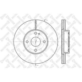 Stabdžių diskas STELLOX 6020-3230V-SX
