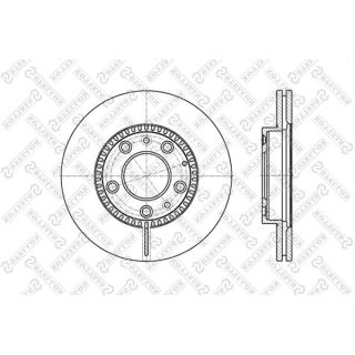 Stabdžių diskas STELLOX 6020-3241V-SX