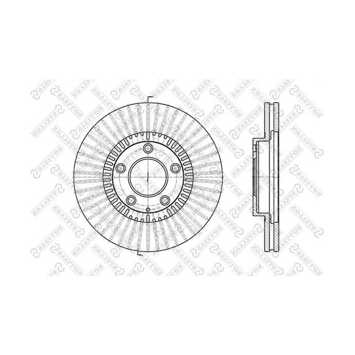 Stabdžių diskas STELLOX 6020-3247V-SX