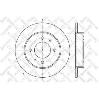 Stabdžių diskas STELLOX 6020-3406-SX